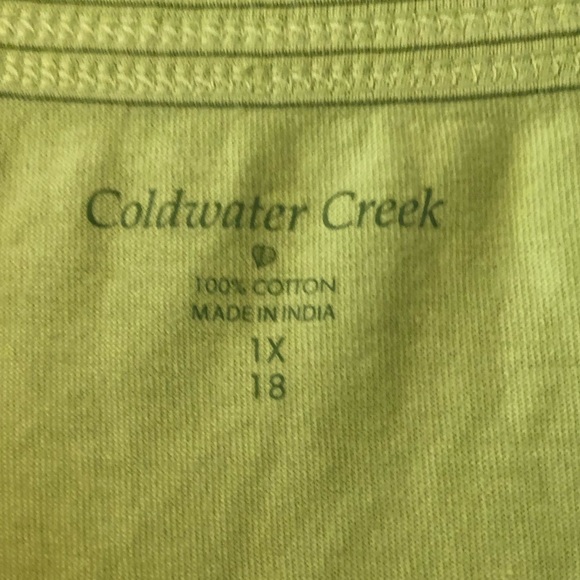Coldwater Creek Top Size 18 - Picture 2 of 4